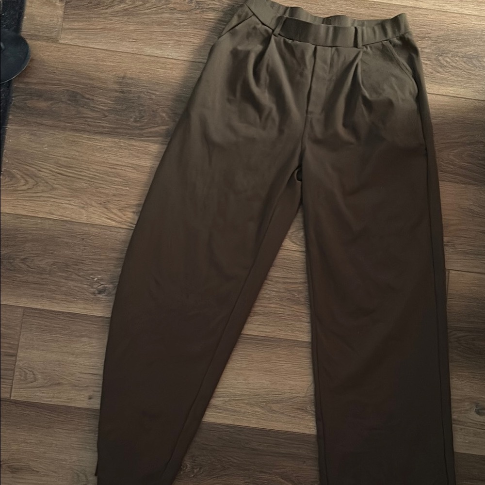 Halara Work Pants (brown)
